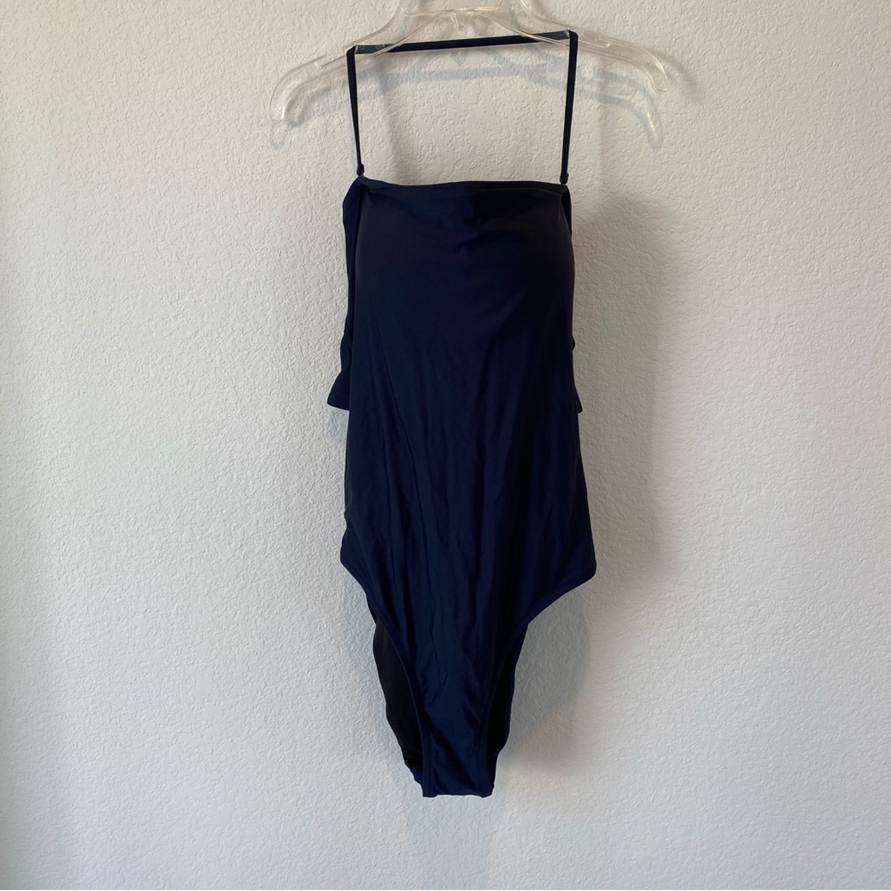 J. Crew Navy One Piece Swimsuit size 14 NWT
